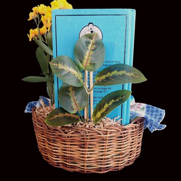 Vintage Boys Collectibles Gift Basket Mother Father Birthday Blue Decor - Picture 10 of 13